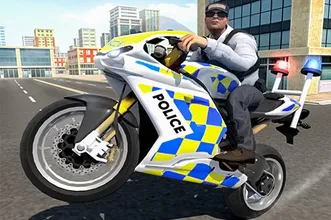 image bg Police Chase Motorbike Driver