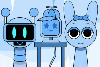 image bg Huggy Mix Sprunki Music Box