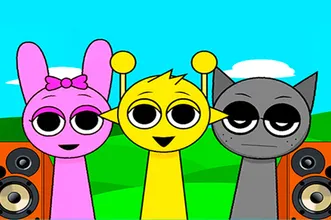 image bg Sprunki Monster Music Beats